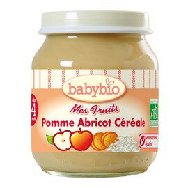★衛立兒生活館★法國Babybio寶寶鮮果泥系列-鮮果米泥130g