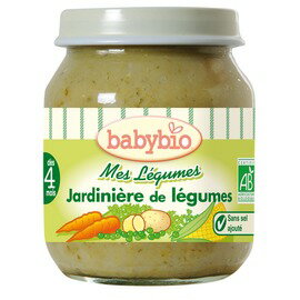 ★衛立兒生活館★法國Babybio寶寶蔬菜泥系列-田園鮮蔬綜合鮮蔬泥130g