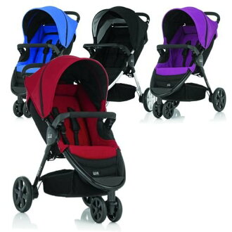 ★衛立兒生活館★Britax-B-Agile單手收豪華三輪手推車-BX00365