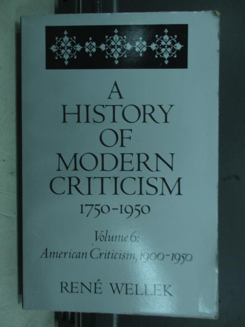 【書寶二手書T1／原文書_QXS】A History of modern...(1750-1950)_1986