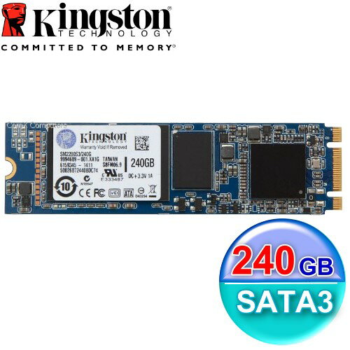 Kingston 金士頓 SSD MS200 240GB【SM2280S3G2】M.2 SATA介面 固態硬碟  