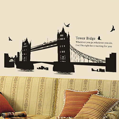 時尚壁貼 - 英國鐵橋