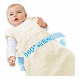 【淘氣寶寶】Breathable 超透氣立體網眼 睡袍/包巾/滿月禮 (6-12m)【席夢思聚網眼織物/可機洗，快乾/360度空氣通道技術製成】