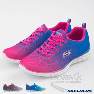 SKECHERS 女運動鞋 Glider (桃紅*紫*藍) 懶人鞋 時尚經典鞋款 透氣柔軟
