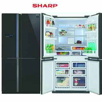 【SHARP】夏普603L 進口變頻4門冰箱(SJ-FS79V/SJ-FS79V-BK) 【零利率】【熱線07-7428010】