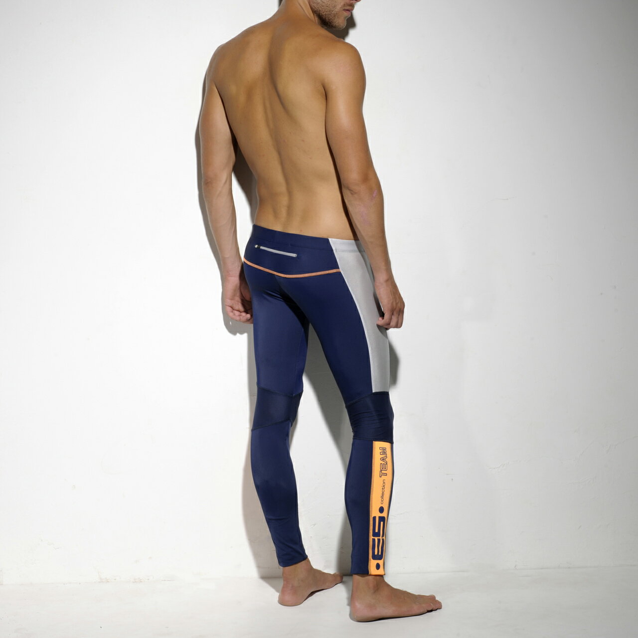 【預購商品】ES COLLECTION SP108 銀邊競速長慢跑自行車運動多用途長褲 SP108 SILVER RUNNING PANTS