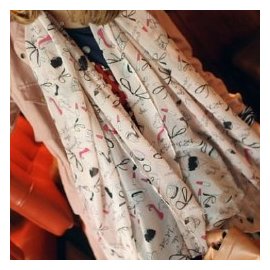 WallFree窩自在★口紅高跟鞋塗鴉超長雪紡絲巾圍巾 -大號粉色