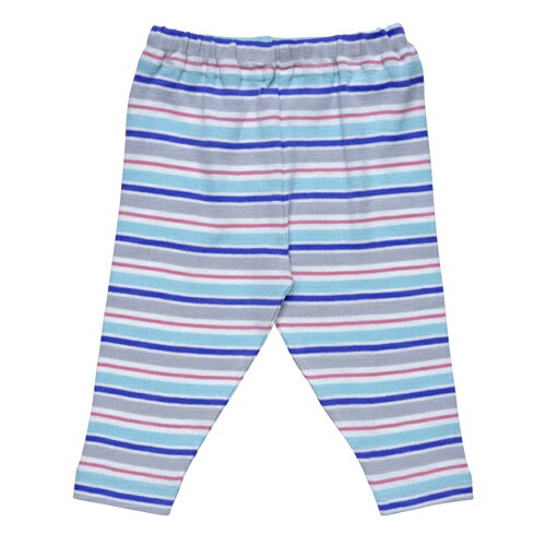 【好優Hoyo】美國Under The Nile有機棉休閒長褲(粉紅水藍彩紋)~0-3個月　　