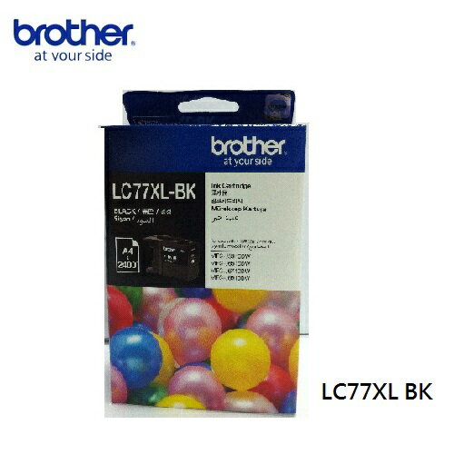 brother LC77XL-BK原廠高容量黑色墨水匣