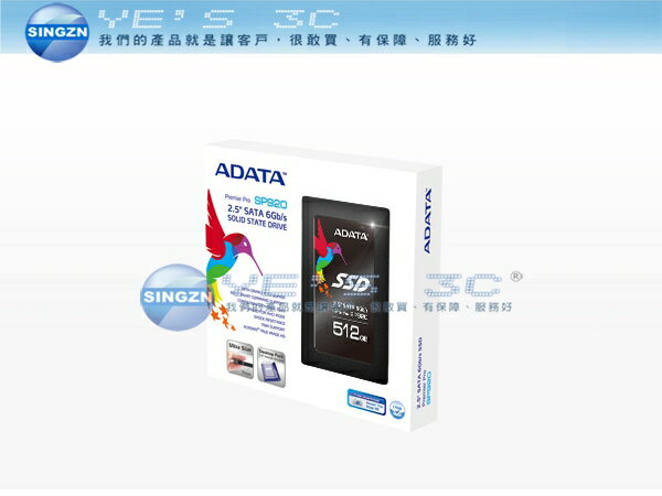 「YEs 3C」ADATA 威剛 SP920 2.5吋 SATAIII SSD 固態硬碟 512GB 免運