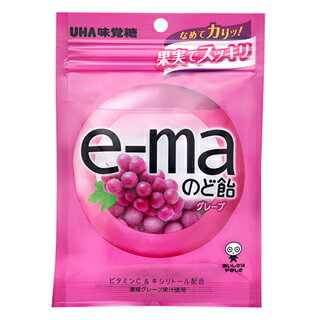 UHA味覺糖e-ma袋裝喉糖-葡萄(50g)