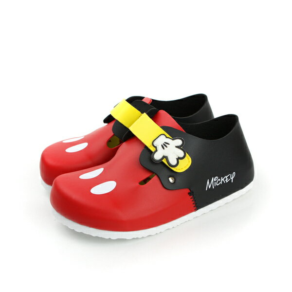 Disney 迪士尼 米老鼠 懶人鞋 紅 中童 no820