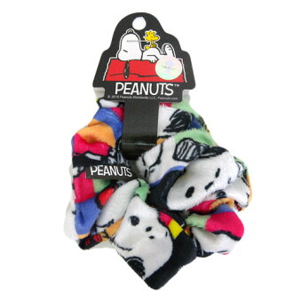 【真愛日本】15082900033 大腸圈髮束-SN絨毛耳機 大腸圈 配件 髮飾 飾品 史努比 Snoopy