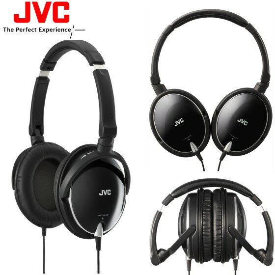 日本 JVC HA-S600 (黑色) 摺疊全罩式立體聲耳機,附收納袋,公司貨,附保卡,保固一年