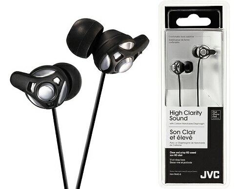 日本 JVC HA-FX40 (銀色) 高音質密閉型立體聲入耳式耳機,公司貨附保卡,保固一年