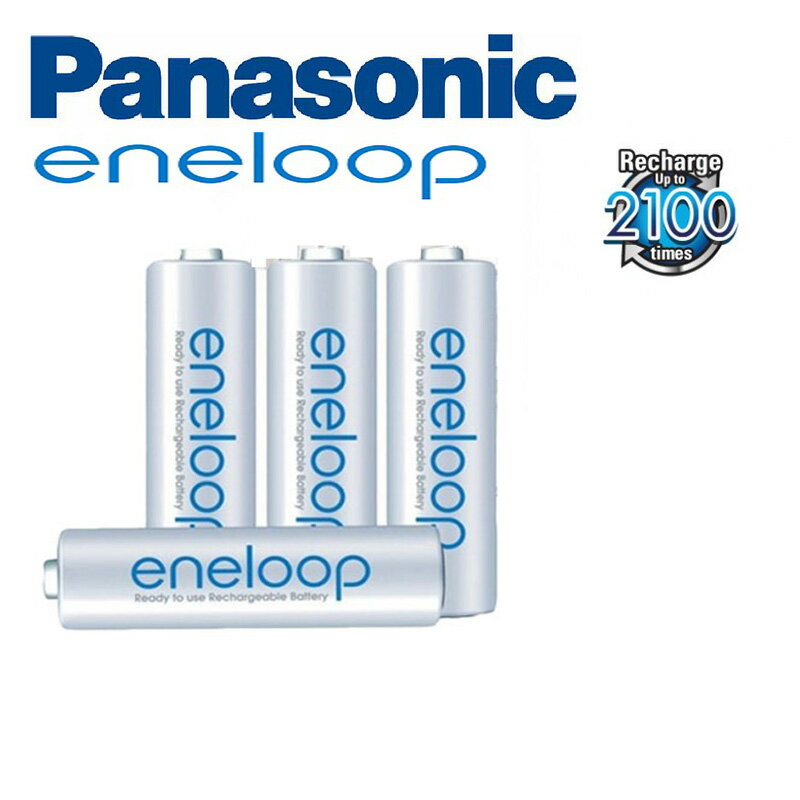 Panasonic 國際牌 eneloop 3號AA 可充2100次, 2000mAh低自放電電池 8入裝送電池盒2個  