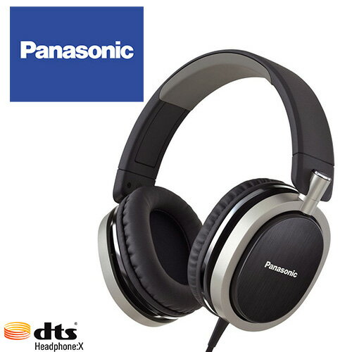 Panasonic RP-HX550 (黑色) 支援dtsX™ 11.1ch音效，金屬髮絲紋，頭戴耳罩式耳機，公司貨，附保卡，兩年保固