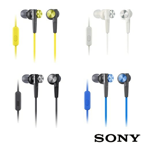 SONY MDR-XB50AP (贈硬質收納盒) 新款重低音入耳式耳機XB系列， 支援智慧型手機  