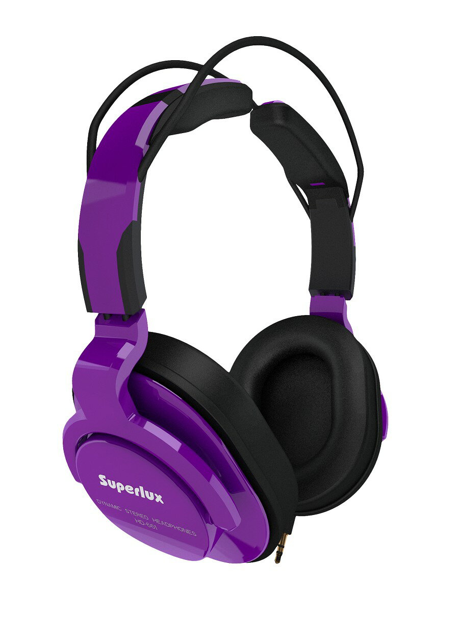Superlux HD661 (紫色),新款全罩式專業監聽級耳機,台灣總代理公司貨,附保卡,保固一年