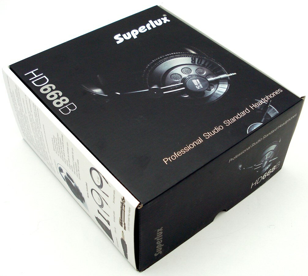 舒伯樂 SuperLux HD668B/HD-668B,半封閉式全罩監聽耳機,可更換耳機線,公司貨保固  