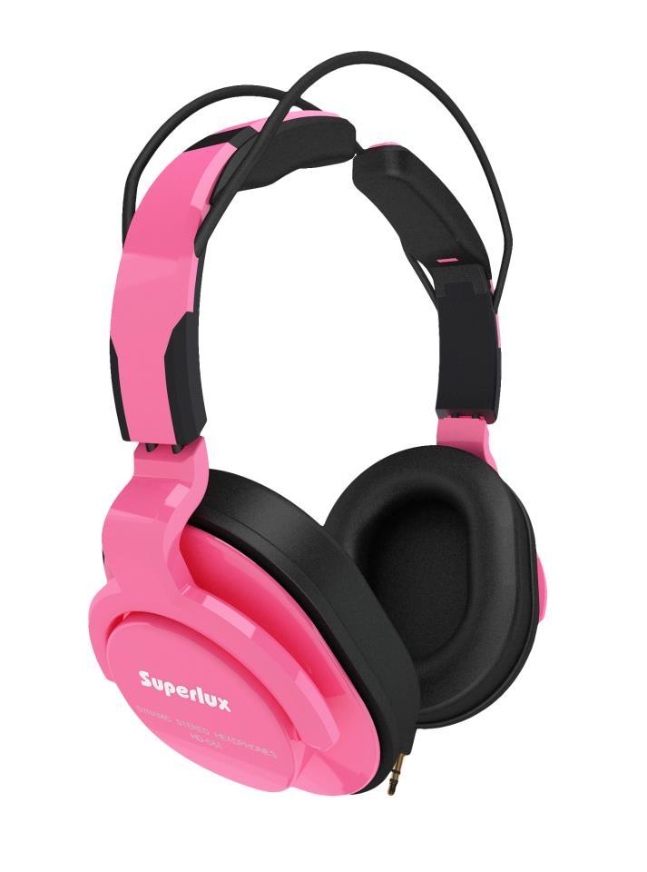 Superlux 舒伯樂 HD661 (嬰兒粉).新款全罩式專業監聽級耳機,原廠代理商公司貨,附保卡,保固一年