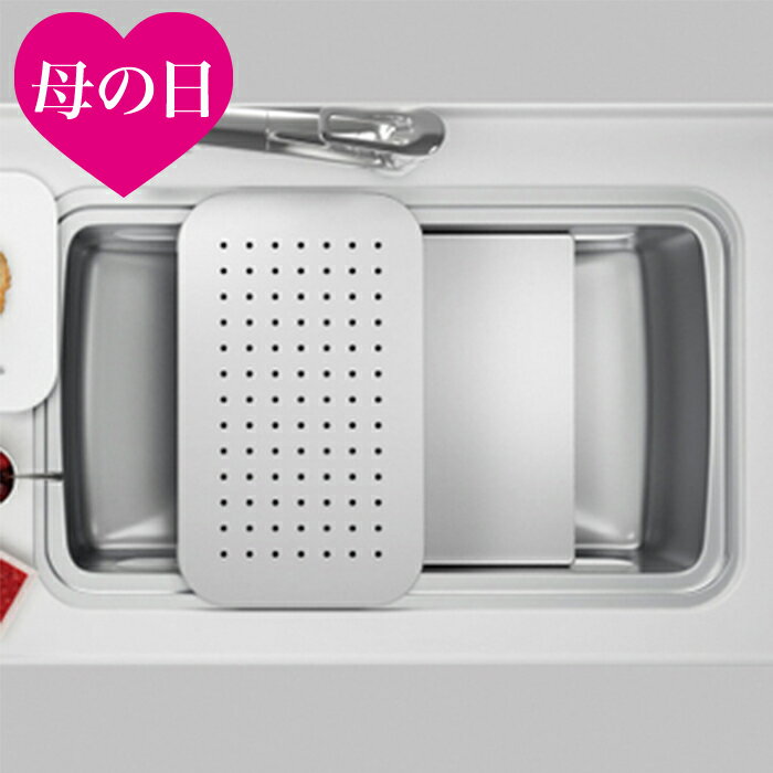 日本廚房用水材-一體成型不鏽鋼機能型3D靜音水槽【SUE7641】