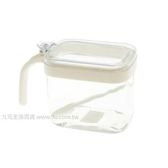 【九元生活百貨】美廚方型玻璃調味盒 調味罐 鹽罐 胡椒罐