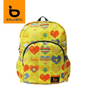 【微笑MIT】Feido/BAUUBAG-菲朵寶貝微笑愛心後背包 B141031FE(黃)01900087-02046