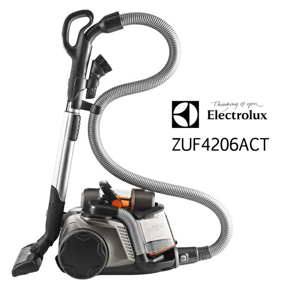 【送地板吸頭】伊萊克斯 Electrolux 無袋式抗敏除螨吸塵器 ZUF4206ACT【ZUA3860旗艦版 ZUF4206ACT歐洲原裝】