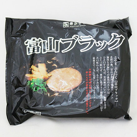 [敵富朗超市]Sugakiya富山白拉麵-黑胡椒風味