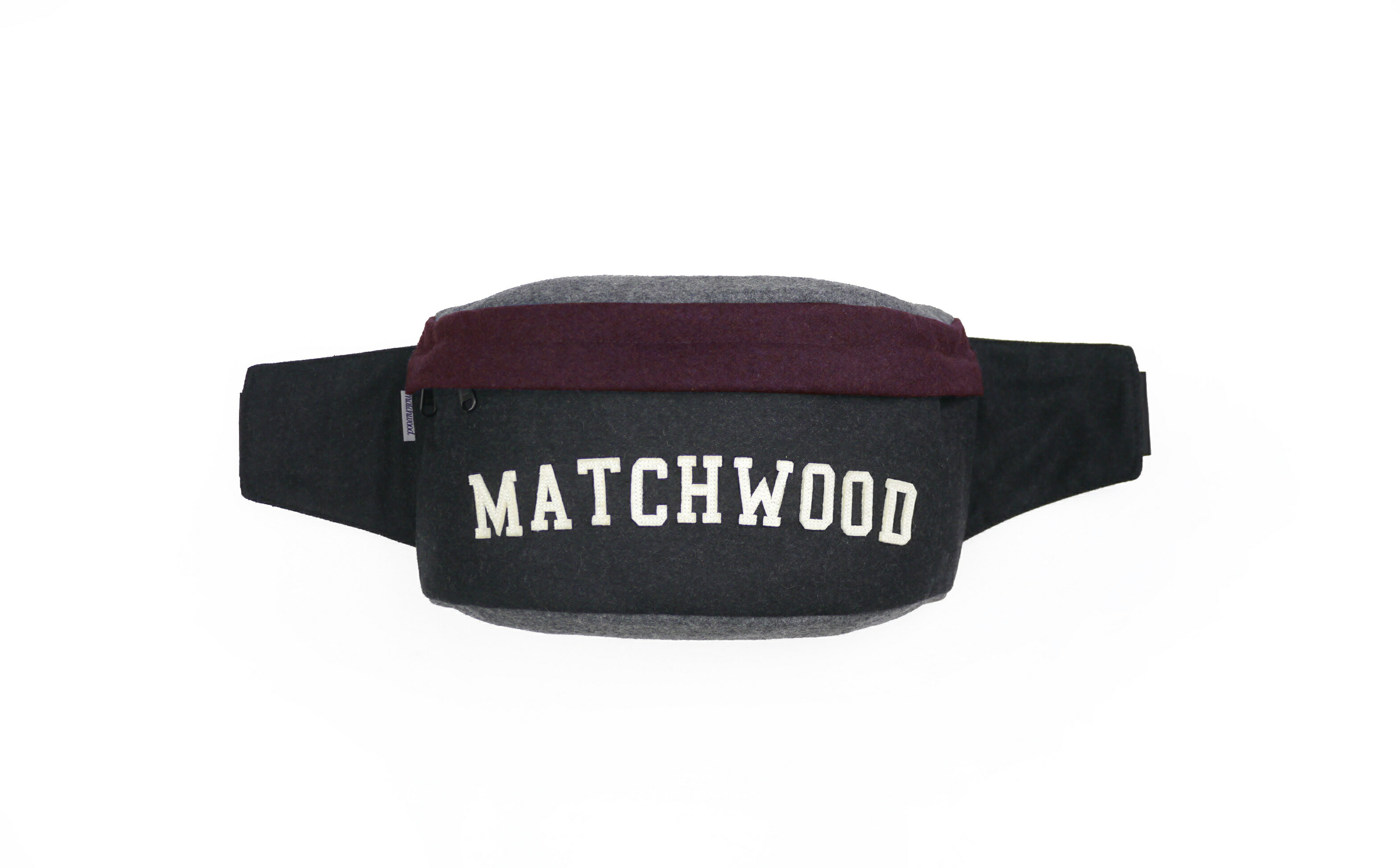 REMATCH -Matchwood Handy 腰包 側背包 斜背包 隨身包 胸前包 黑棗紅毛料層防水/ 單車運動 / 休閒 / 旅遊隨身 / 美式休閒 / 運動 / Outdoor / Jansport / Herschel 可參考