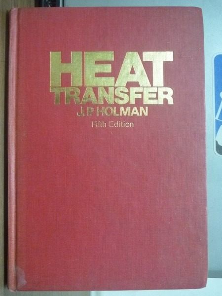 【書寶二手書T3／大學理工醫_LRV】Heat Transfer_Holman fifth edition 5版_198