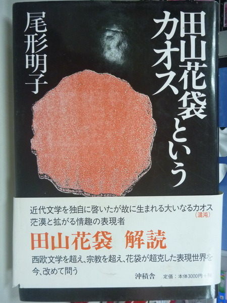 【書寶二手書T5／文學_KDQ】田山花袋論混亂_尾形明子_日文_原價3000日圓