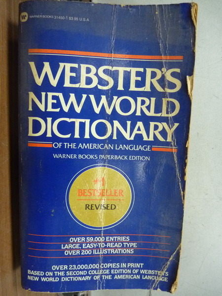 【書寶二手書T9／語言學習_IBG】Websters New World Dictionary