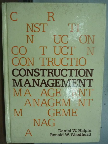 【書寶二手書T5／大學理工醫_JEO】Construction Management_Daniel