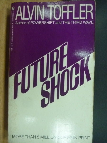 【書寶二手書T2／哲學_ORF】Future Shock_Alvin Toffler
