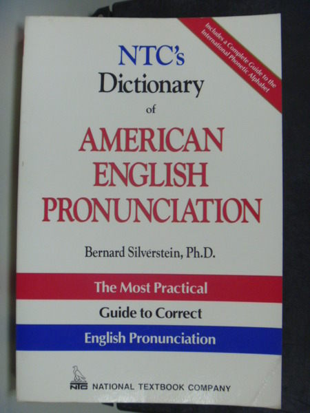 【書寶二手書T9／字典_PKA】NTCs Dictionary Of American English Pronunci