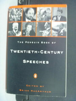 【書寶二手書T7／文學_NHD】Penguin Book of Twentieth Century Speeches -