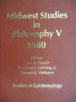 【書寶二手書T8/哲學_YBQ】Midwest Studies in Philosophy1980_Peter A. F