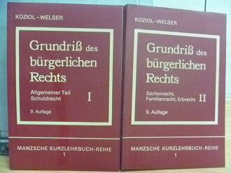 【書寶二手書T3/社會_XEH】Grundriss Des Burgerlichen Rechts_1.2冊合售_Man