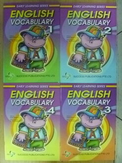 【書寶二手書T9／語言學習_PPJ】English Vocabulary Book_1~4冊合售