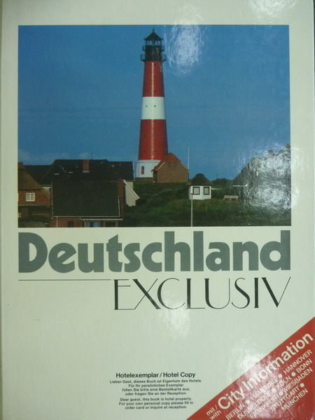 【書寶二手書T5／地理_WFS】Deutschland Exclusiv_1988/89
