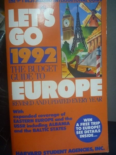 【書寶二手書T8／旅遊_GTD】Lets go : the budget guide to Europe_Harvar