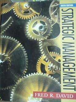 【書寶二手書T9/大學商學_PGC】STRATEGIC MANAGEMENT_DAVID_原文書