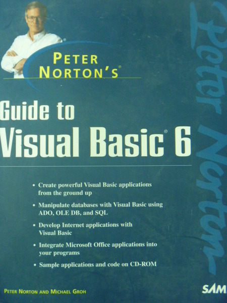 【書寶二手書T8／大學資訊_QXE】Guide to Visual Basic 6_Peter Norton