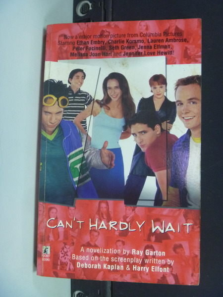 【書寶二手書T8／原文小說_IDD】Cant Hardly Wait