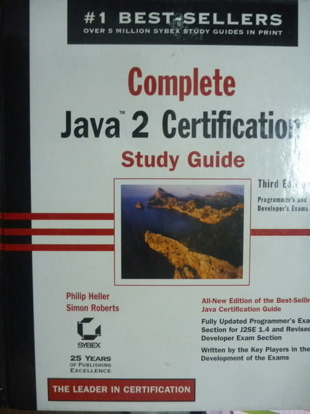【書寶二手書T3／大學資訊_PNH】Cpmplete Java 2 Certification_3/e_有CD