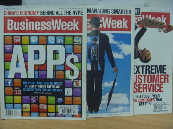 【書寶二手書T9／雜誌期刊_PAC】BusinessWeek_2009/3~11月期間_APPs等_3本合售