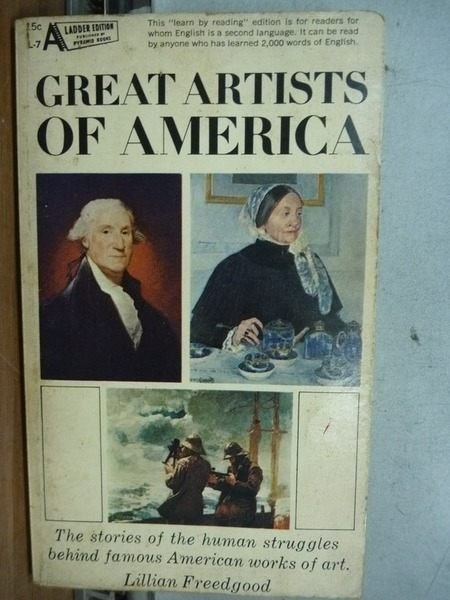 【書寶二手書T3／古書善本_HMA】Great Artists of Ameroca_民55年