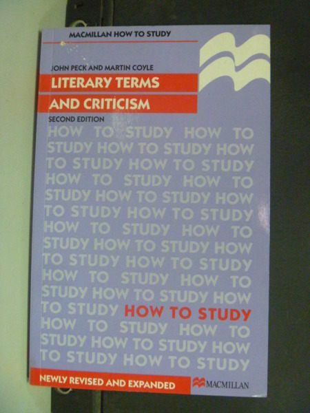 【書寶二手書T6／大學文學_IRW】How to Study Literature_John Peck